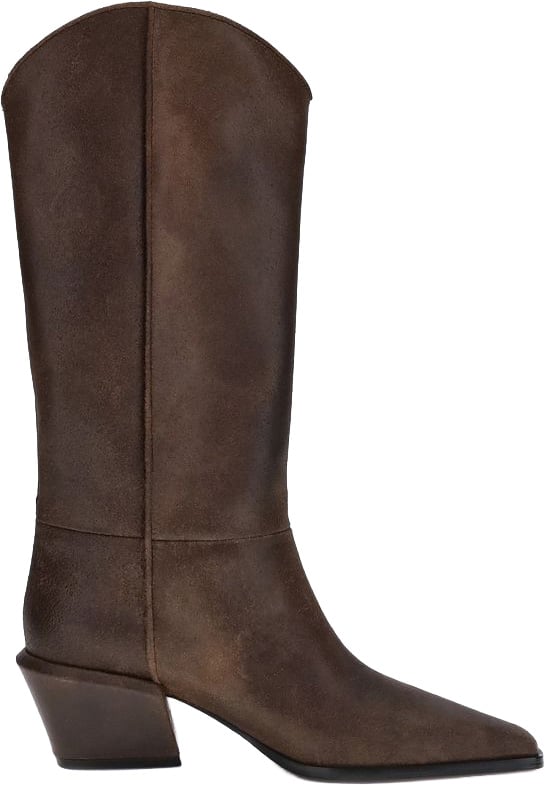 Paris Texas Brown Leather Boots