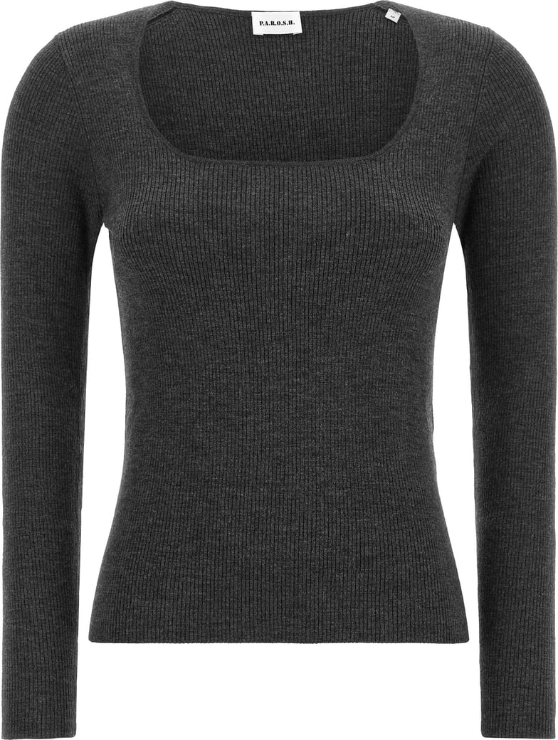 P.A.R.O.S.H. Gray Wool Cardigan