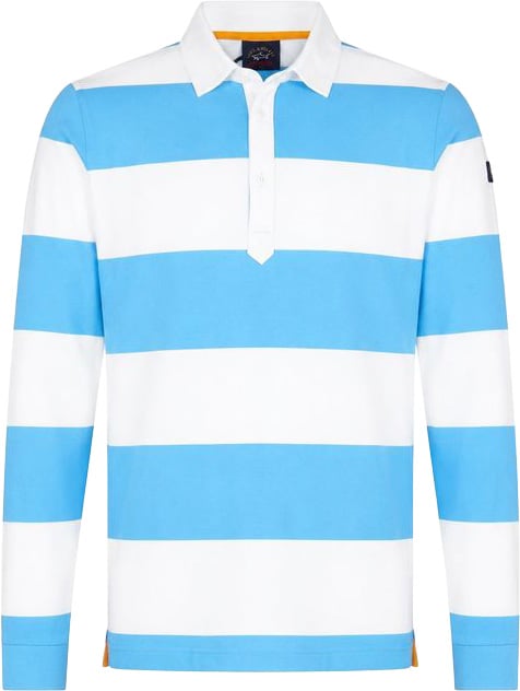 Paul & Shark White Cotton Polo Shirt