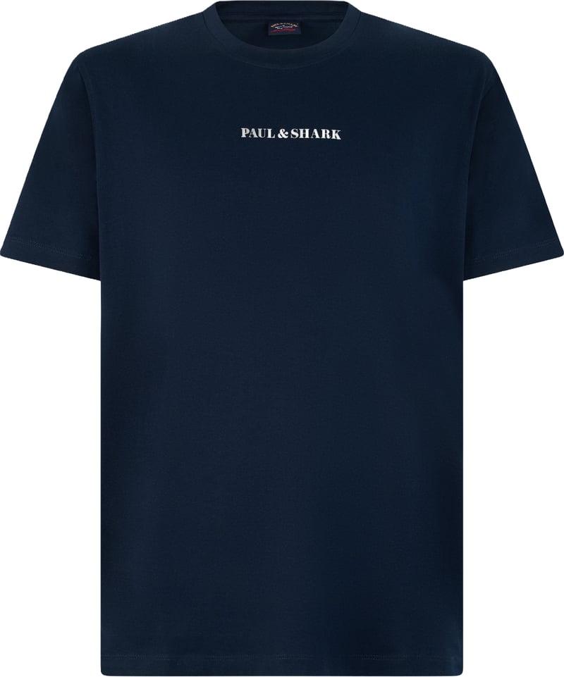 Navy cotton T-shirt