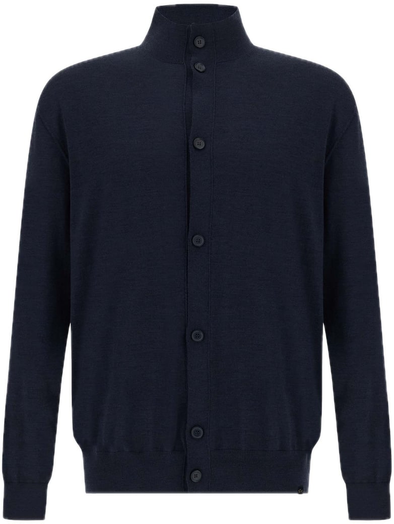 cardigan trui donker blauw
