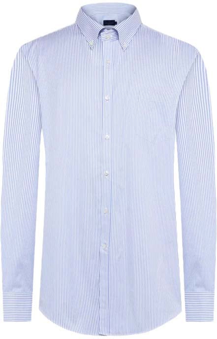 Gestreept overhemd twill