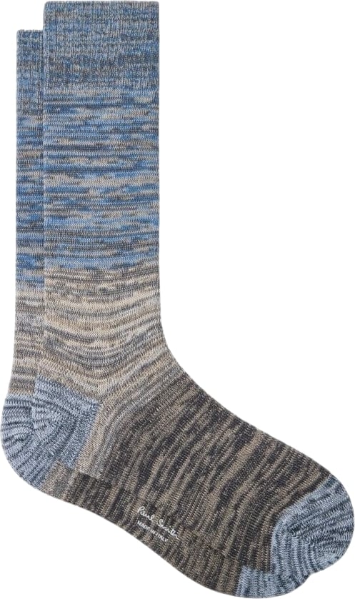 Chaussettes chinées ciel taupe Paul Smith Homme M1A 380CI W142 71
