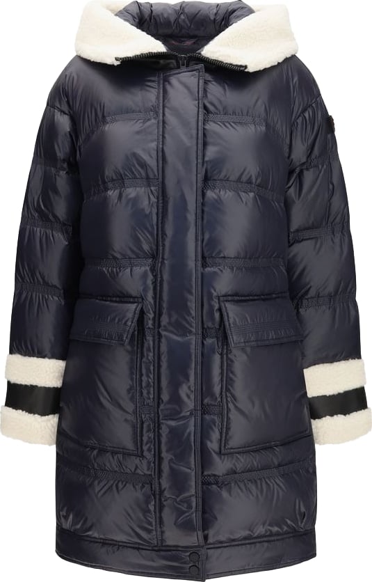 Peuterey Blue Polyamide Full-Length Jacket