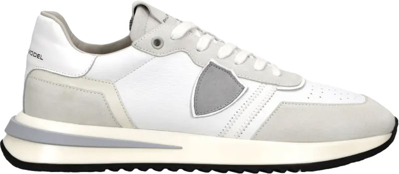 sneakers wit met grijs