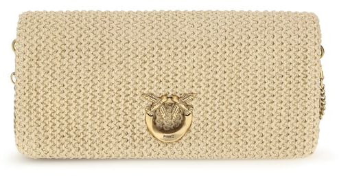 PINKO Beige Polypropylene Shoulder Bag