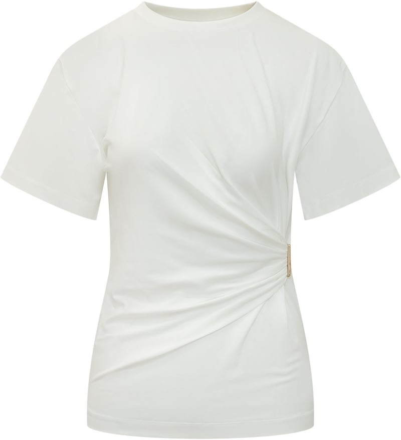 T-shirt con Nodo Laterale