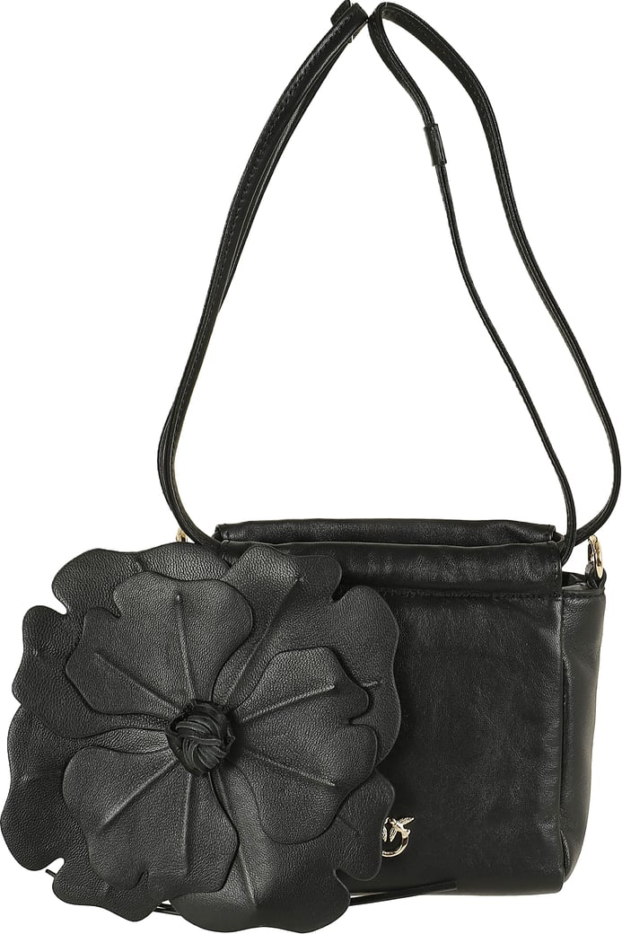 PINKO POUCH FLOWER SHEEP NAPPA