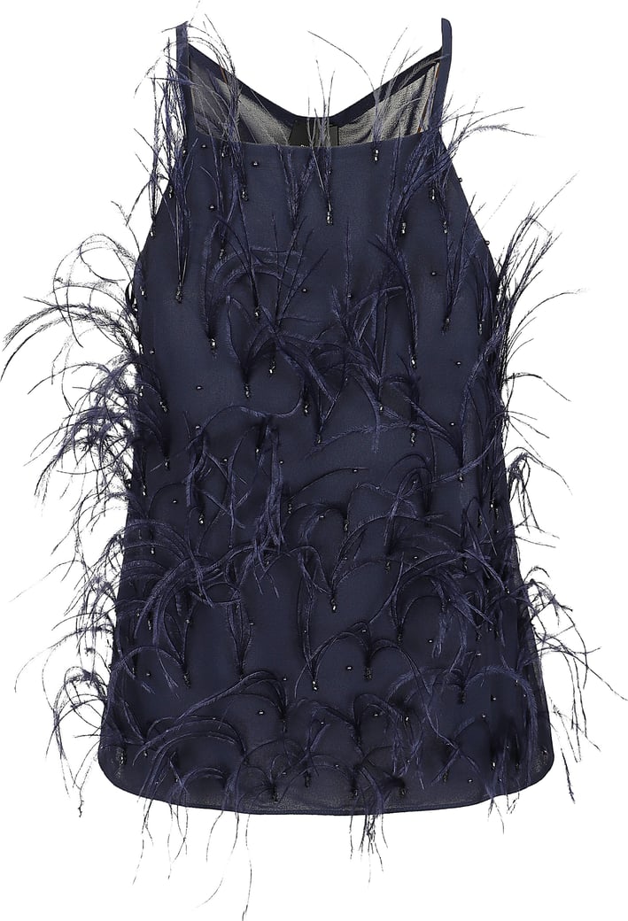 PINKO PHEDRA TOP GEORGETTE FULL