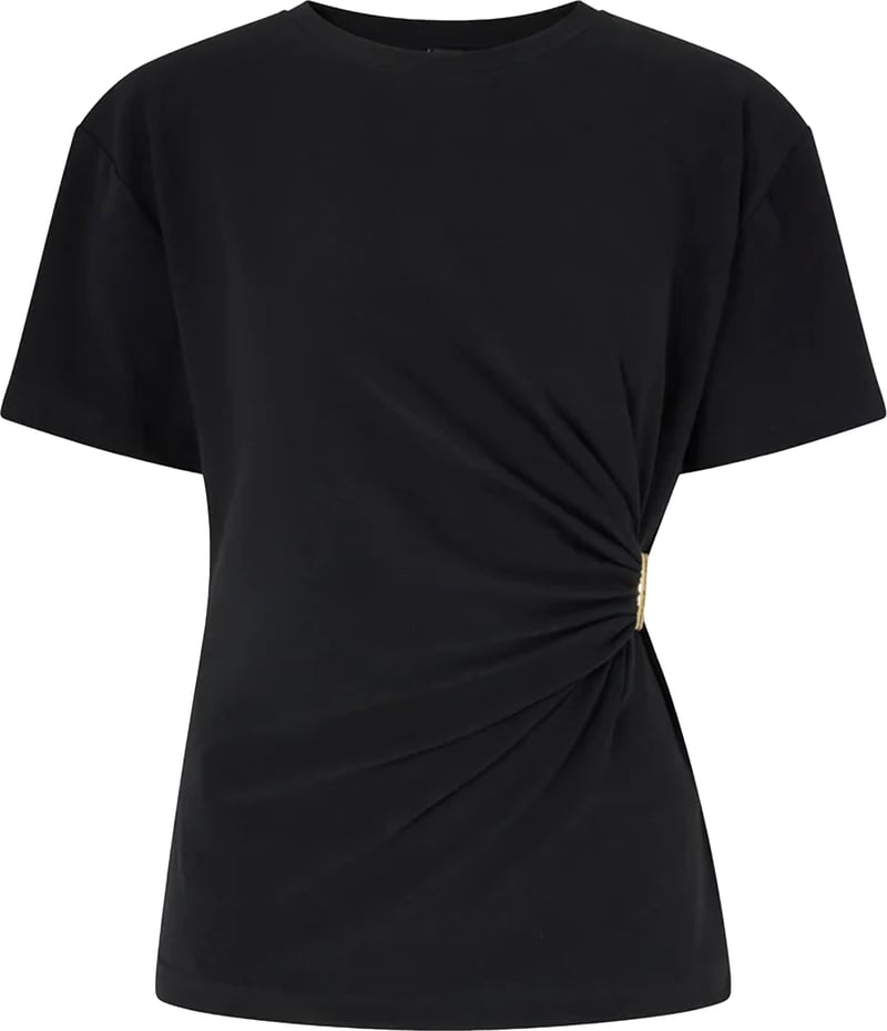 Limousine Black Draped T-Shirt