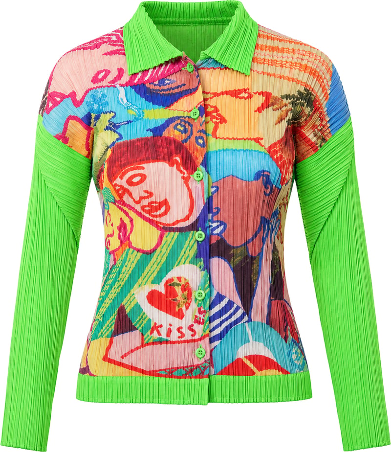 Pleats Please T-Shirt multicolor Polyster M