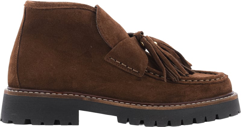 Aosta Bootie Tassel Dark Brown