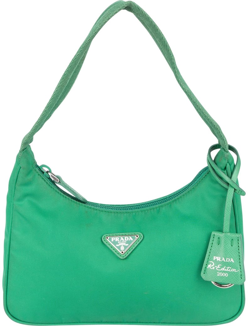 Prada Green Nylon Re-Edition 2000 Handbag