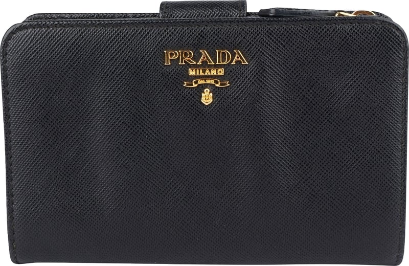 Prada Saffiano Leather Bifold Wallet