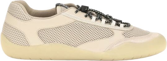 Prada Beige Polyester Athletic Sneakers
