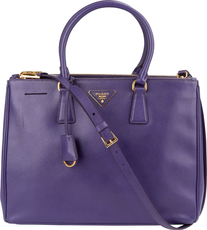 Prada Saffiano Leather Lux Galleria Handbag
