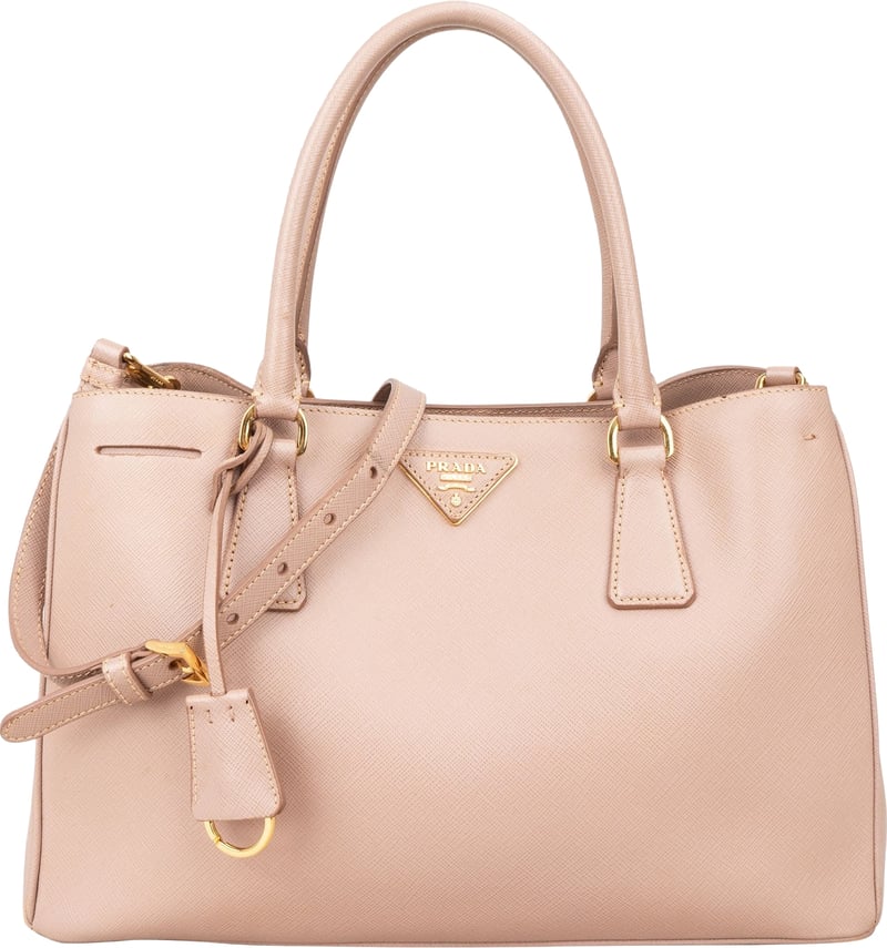 Prada Saffiano Lux Leather Galleria Tote Handbag
