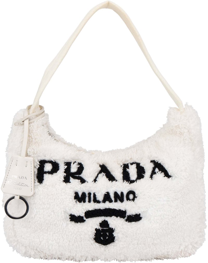 Prada White Terry Re- Edition Handbag