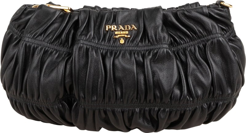 Prada Nappa Gaufre Leather Pouch
