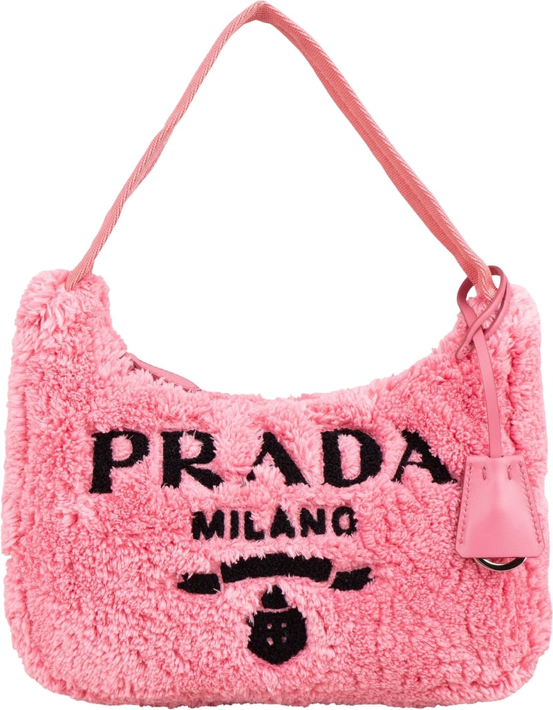 Prada Pink Terrycloth Re-Edition 2000 Shoulder Bag