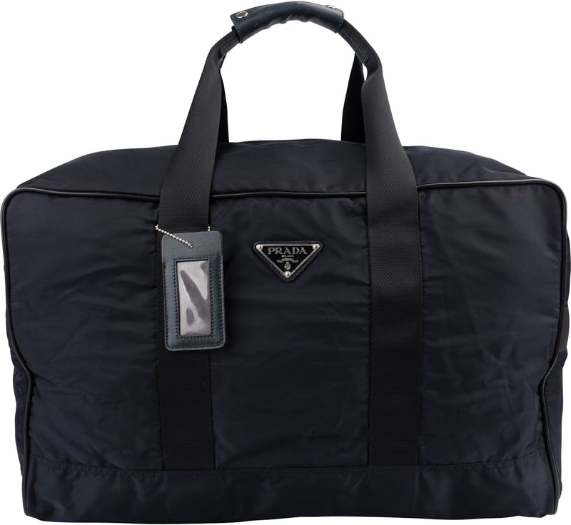 Prada Tessuto Nylon Triangle 50 Travel Bag Reisetasche