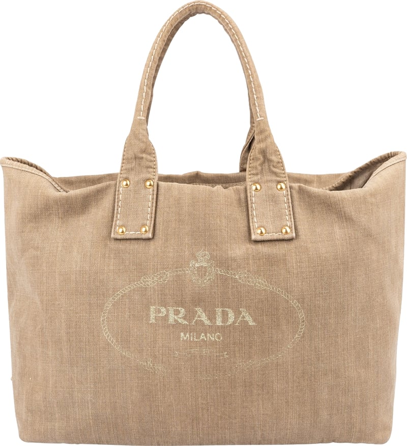 Prada Canapa Tote Handbag
