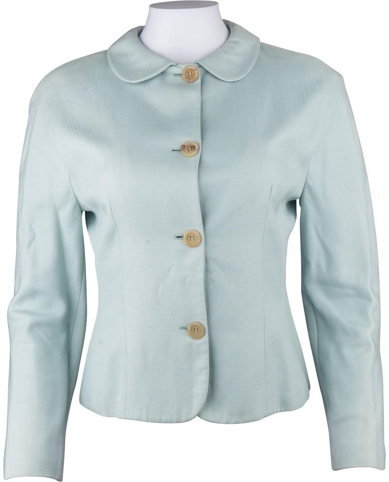 Prada Bleu Viscose Jacket (DE34 / IT40)