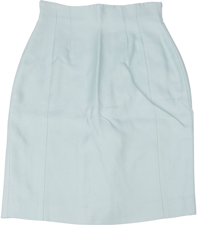 Prada Bleu Viscose Skirt (DE 34 / IT 40)