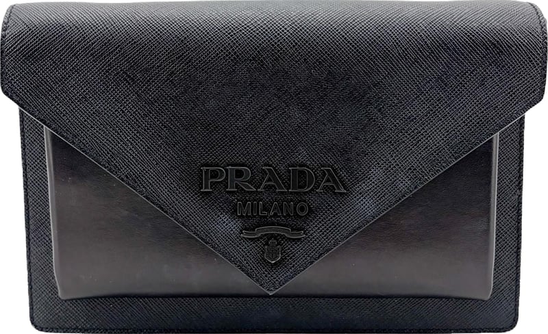 Prada Envelope Clutch Saffiano Leather Small