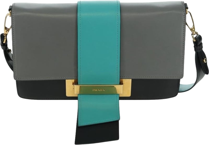 Prada Metal Ribbon City Calfskin Medium