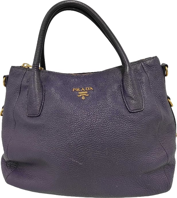 Prada Vitello Daino Convertible Tote Vitello Daino Medium
