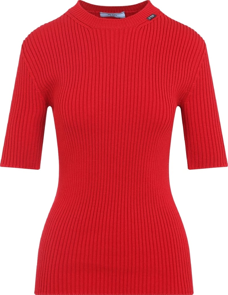 Prada Ribbed Top