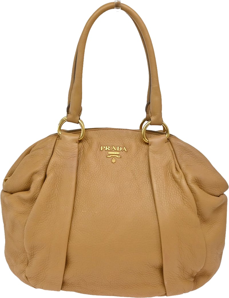 Prada Vitellino Mordo Hobo Leather