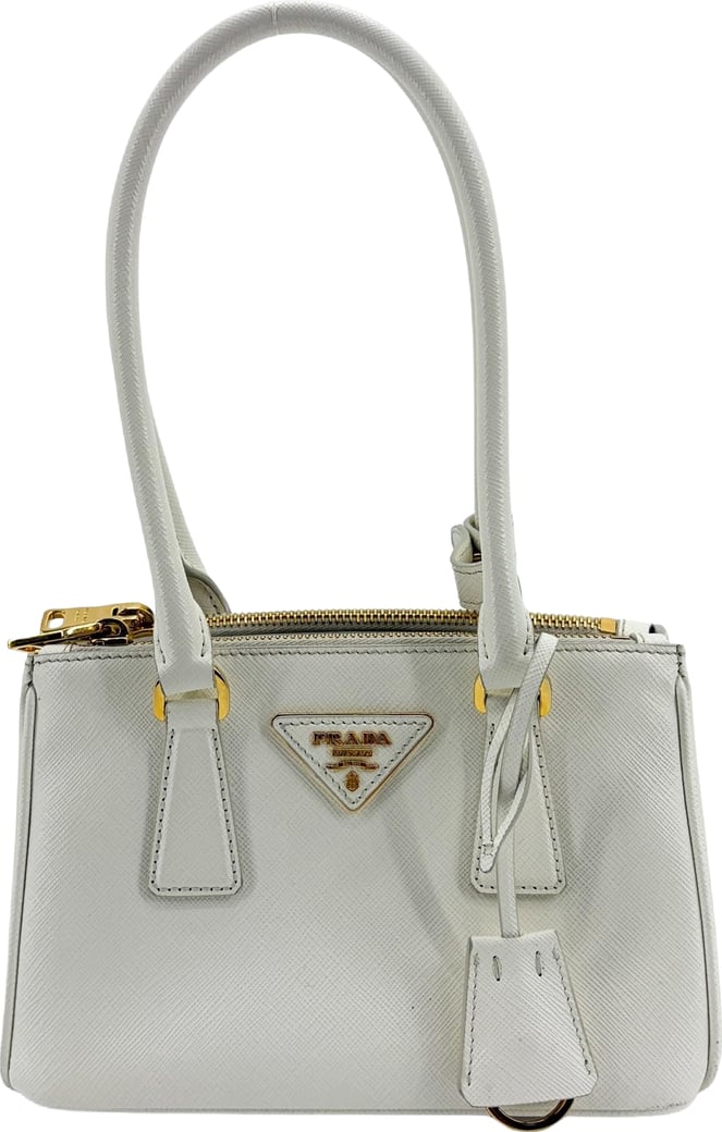 Prada Galleria Double Zip Saffiano Leather Mini