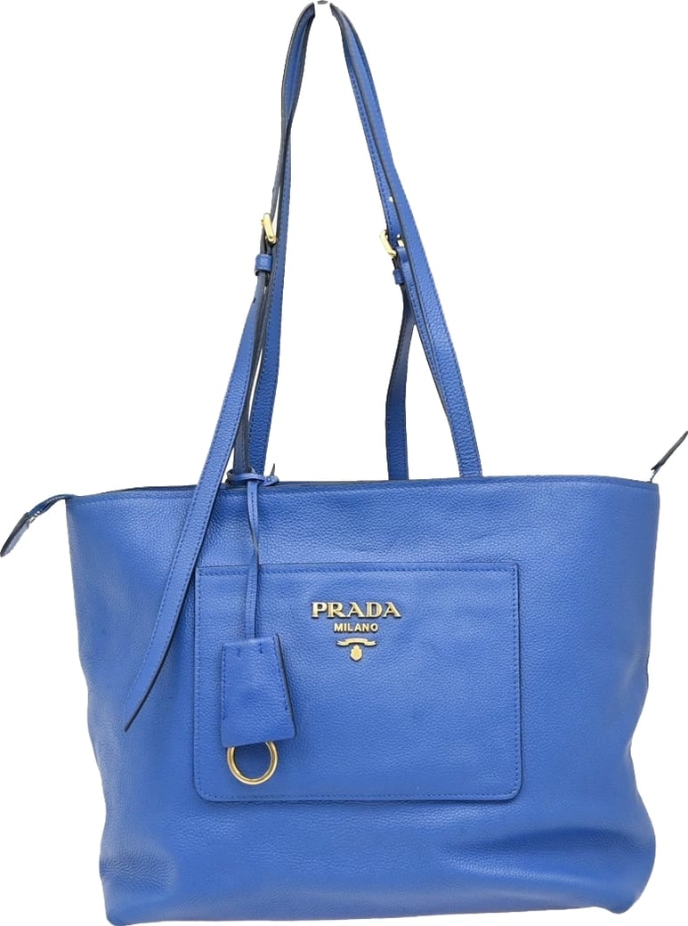 Prada Front Pocket Shopping Vitello Daino Medium