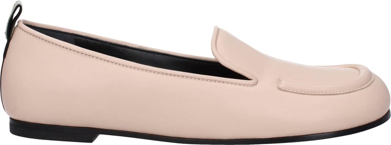 Premiata Pink Leather Slip-On Loafers