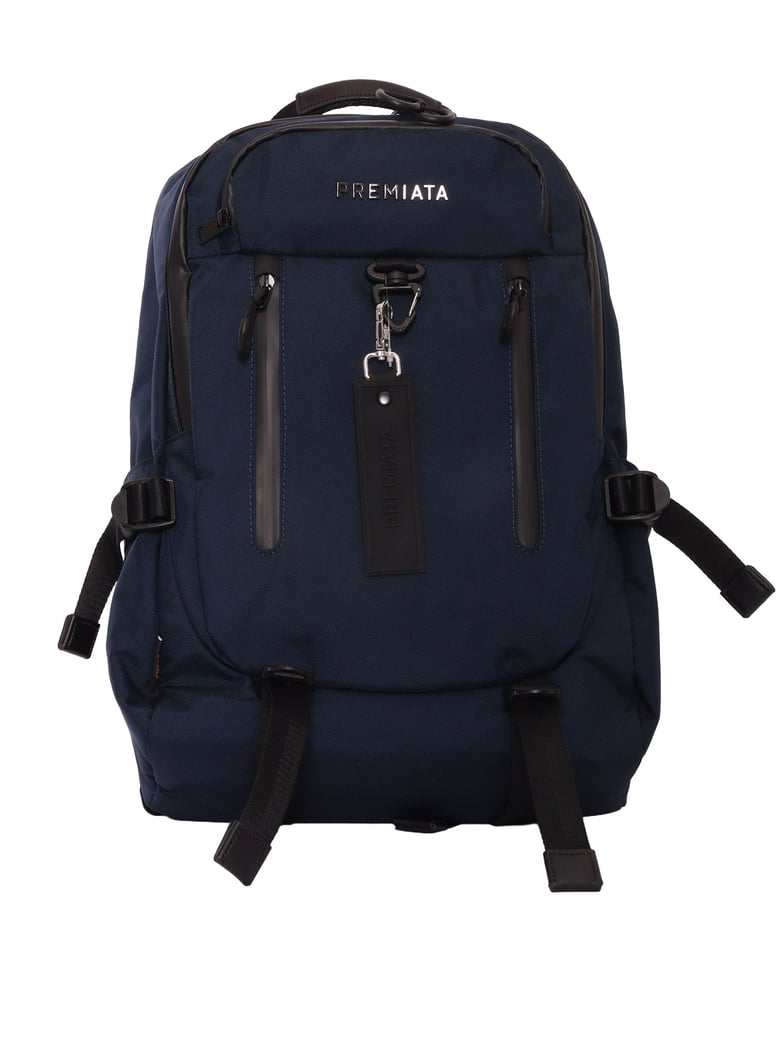 Black Zaino Padded Shoulder Backpack