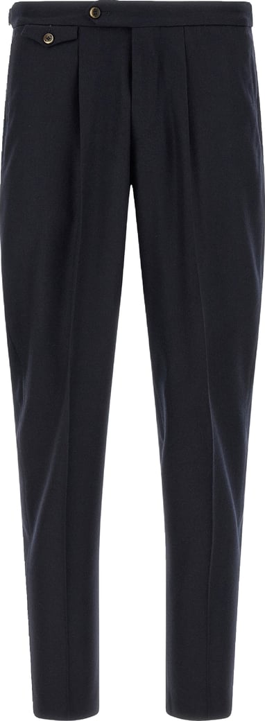PT Torino Black Virgin Wool Dress Pants