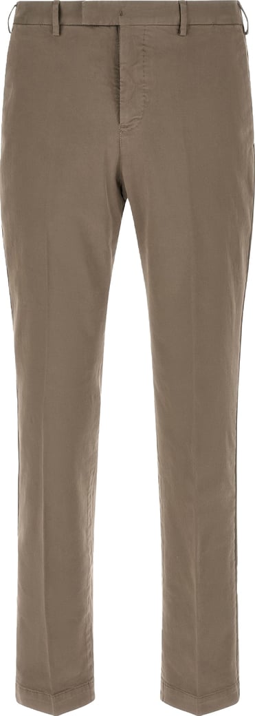 PT Torino Beige Cotton Casual Pants