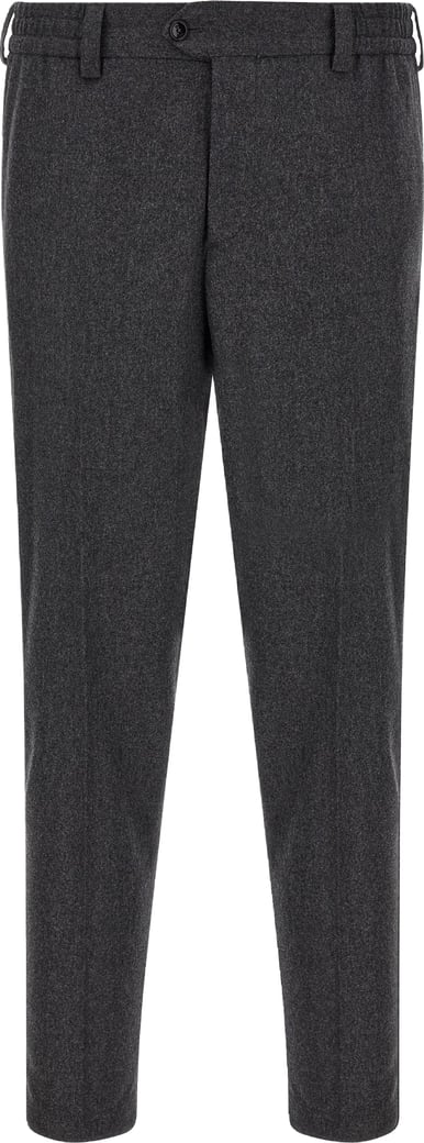 PT Torino Gray Virgin Wool Dress Pants