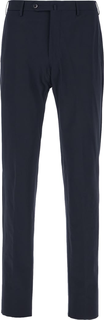 Pt Torino Blue stretch cotton blend pant