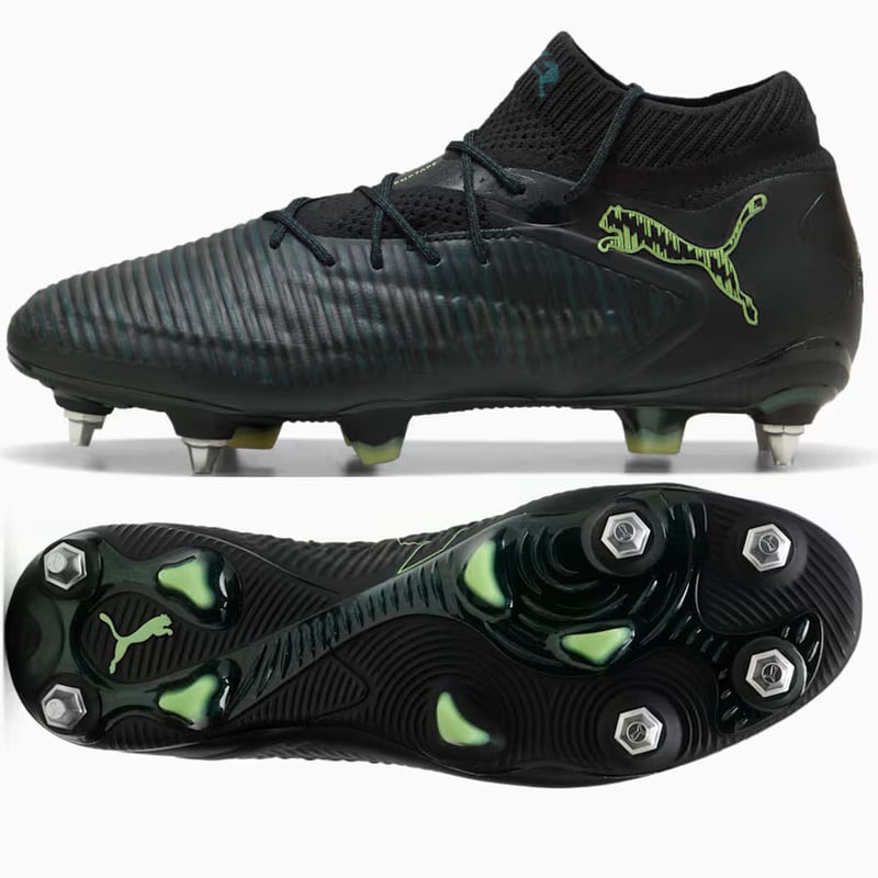 Puma Future 8 Ultimate MxSG Black Fizzy Light Green Terrain