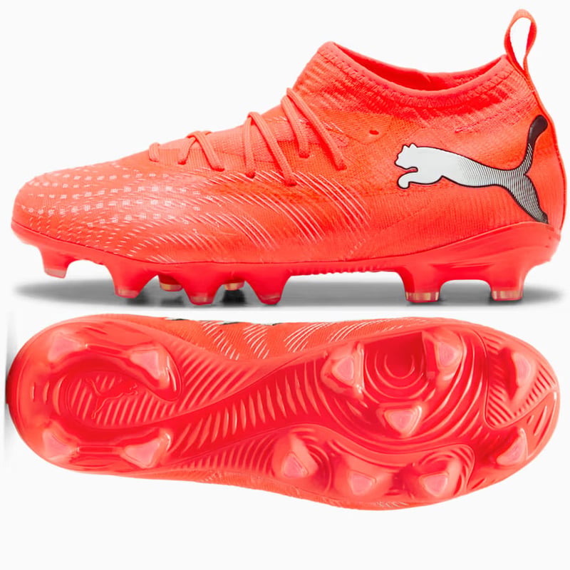 Puma Future 9 Match FG/AG Jr Glowing Red White Black Silver (GS)