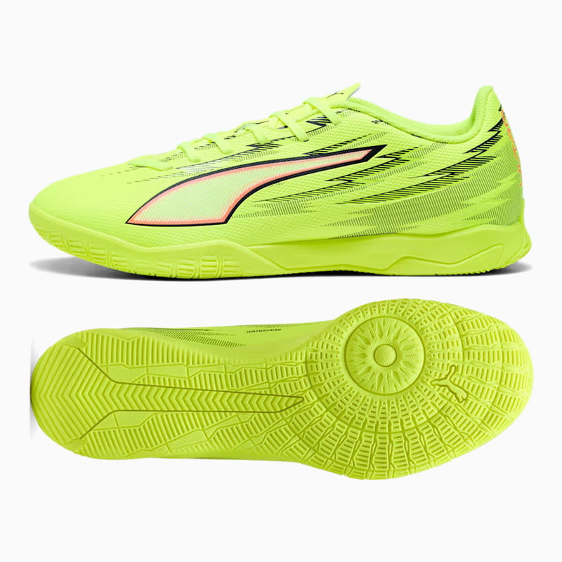 Puma Ultra 6 Play IT Yellow Alert Black Glowing Red Lime Squeeze
