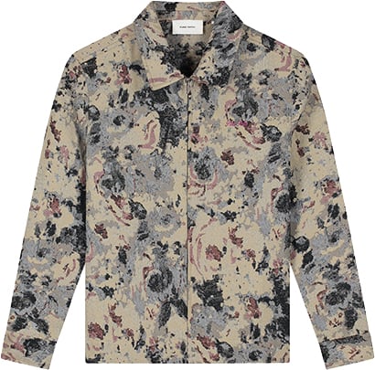 Pure Path Flower Zipped Overshirt