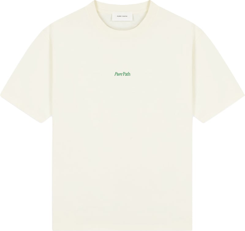 Pure Path Dream Big Quote T-shirt 26010117 54 Ecru