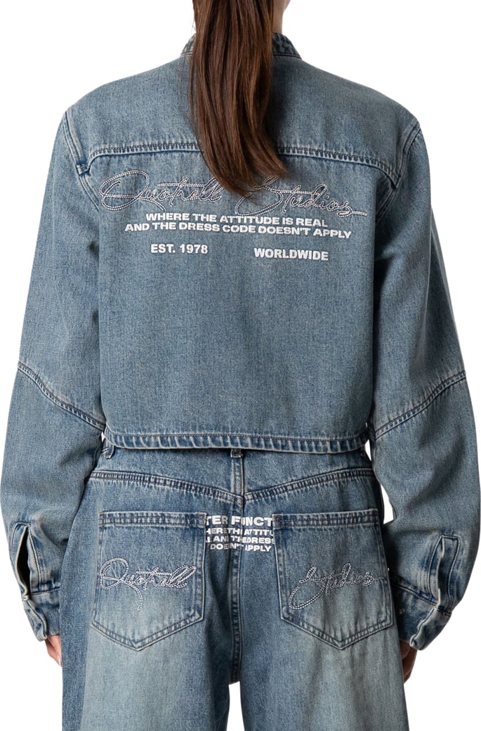 Liz Denim Jacket | Vintage Blue