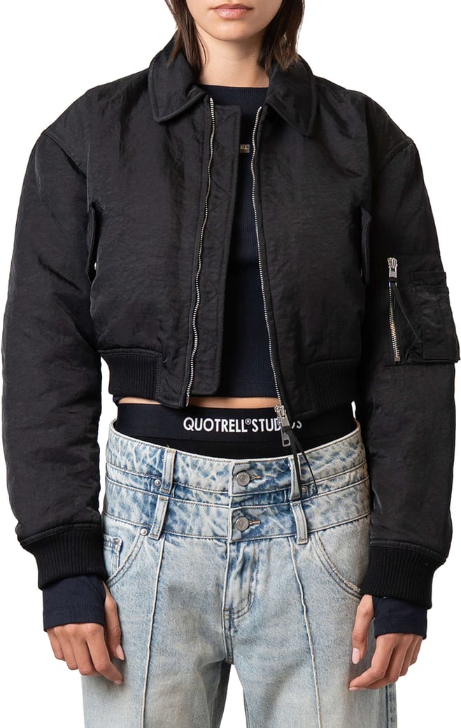 Freya Bomber | Black