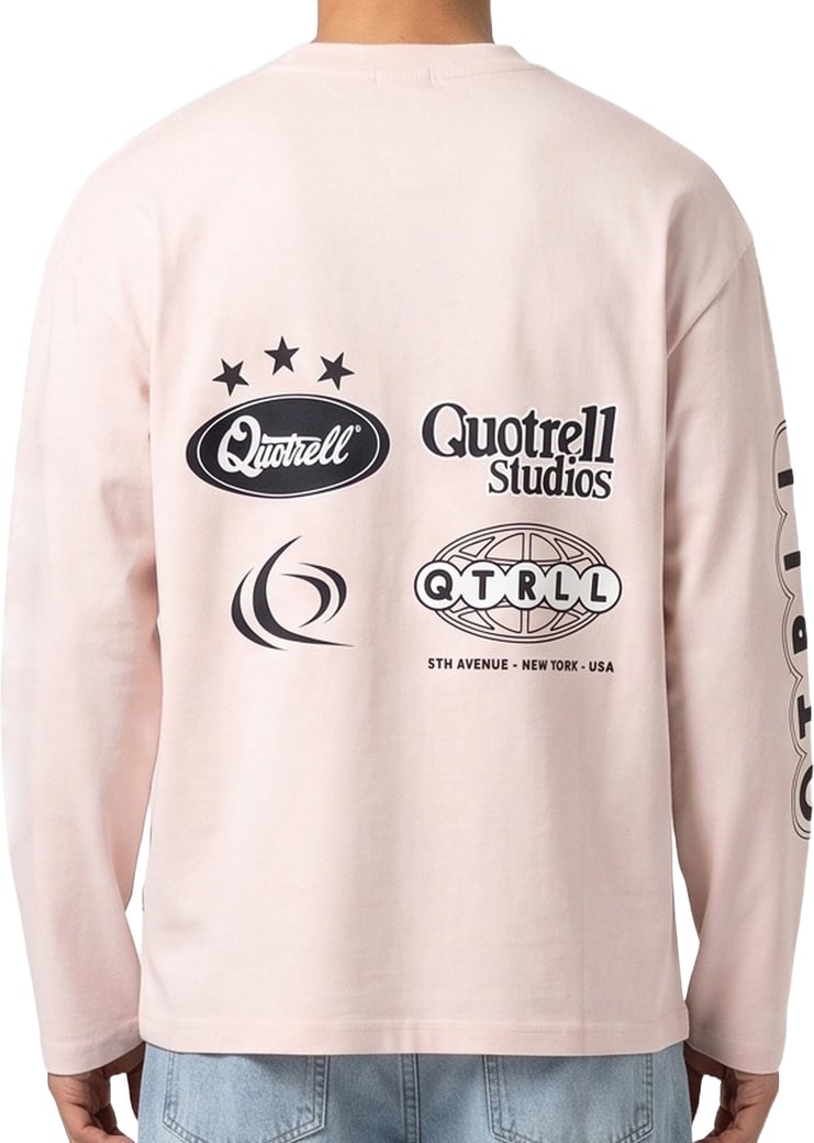 Marino Longsleeve | Light Pink/navy