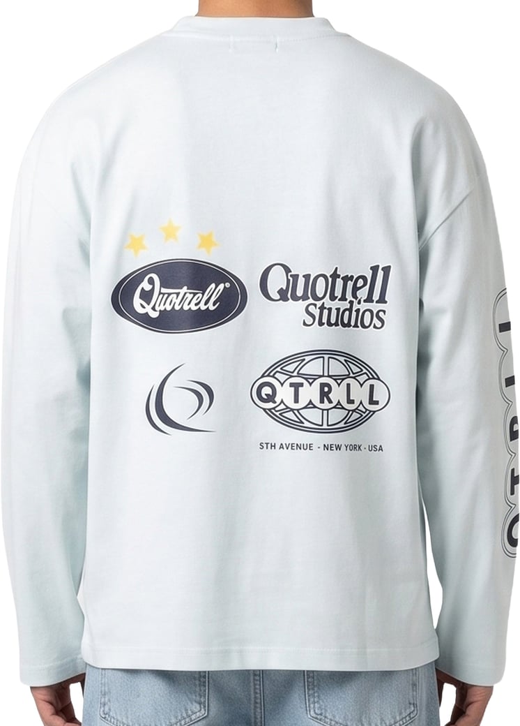 Marino Longsleeve | Light Blue/navy